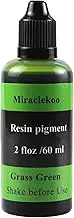 Grass Green Epoxy Resin Color Dye Colorant Liquid Epoxy Resin Pigment,60ml,Translucent