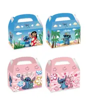 12PC Stitch Lolly Loot Box Bag Candy Favour Box Party Supplies Decorations
