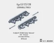 ET Model P35-005 1/35 TIGER I Initial Workable Track "Mirrored" (3D Printed)