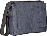 Lässig Baby Nappy Changing Bag Diaper Bag with Accessories/Green Label Small Messenger Bag Update, Denim Blue