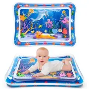 Tummy Time Water Mat 丨Water Play Mat for Babies Inflatable Tummy Time Water...