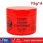 4X LUCAS' PAPAW OINTMENT 75g Pawpaw Cream Paw Paw Ointment Genuine NEW