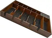 ARTSEWPLY 1Pc Solid Wood Hair Clipper Holder Elegant Electric Scissors Rack Storage Box for Hair Salon Supplies Retro Design for Organized Hair Tools Convenient and Professional Use