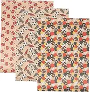 minkissy Birthday Wrapping Paper Set Baseball Wrapping Paper Packaging Paper Fun Patterns Bright Colors
