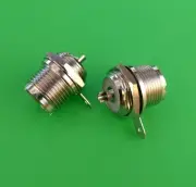 (1 PC) UHF Female Bulkhead Solder Panel Mount RF Connector - USA seller