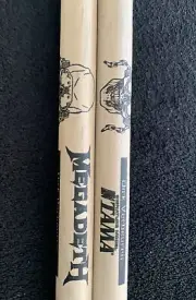 DRUMSTICKS MEGADETH DIRK VERBEUREN SIGNATURE MODEL BRAND NEW UNUSED ORIGINAL