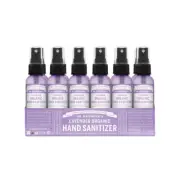^ 12 x Dr. Bronner's Organic Hand Sanitizer Lavender 59mL