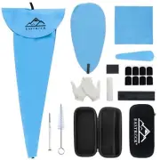 Saxophone Cleaning Kit with EVA Case for Alto Tenor Sax Clarinet Flute and ot...