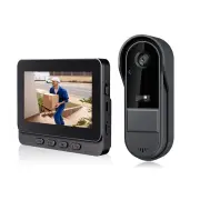 M15S Intelligent Cat Eye Doorbell Intelligent Wireless Visual DoorbellSmart Dingdong Doorbell CallerTwo-way Intercom