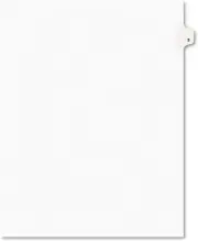 Individual Legal Exhibit Avery(R) Style Dividers 3 Side Tab 8.5x11in 25 Sets/PK