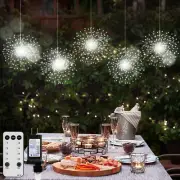 5 Pack 1000 LED Plug in Firework Lights Starburst Lights for Christmas Garden/Pa