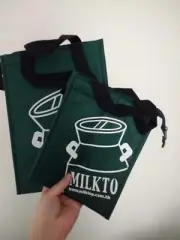 Insulated Lunch Bags with zipper - Large and Small bags / 5 bags