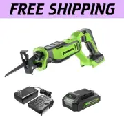 Lightweight 24V Cordless Reciprocating Saw – Quick Blade Change & 3,000 SPM