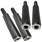 8PK 1/4 Inch TS Female Jack Cable Connector 6.35mm Mono Jack Guitar/Microphone