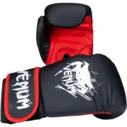 Venum Contender Black/Red Kids Boxing Gloves