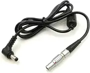 Camera Pro Power Cable Angle DC to FGG 2 pin Cable for Tera~ek Bolt Ti~ta bat~ery Plate(Straight Plug Cable,80cm)