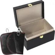 Faraday Box for Signal Blocking with 2 Faraday Pouches Large Faraday Case For