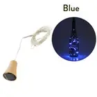 10 15 20LED LED Solar Copper Cork Wire String Lights Wine Bottle For Xmas Decor