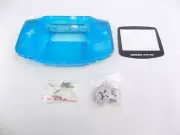 Brand New Gameboy Advance GBA Clear Light Blue Shell Housing Case Kit