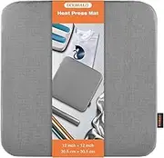 DOOHALO Heat Press Mat for Cricut Easy Press Craft Iron-on Mat for Power Heat Press Machine for Craft Vinyl Ironing Insulation Transfer T Shirts and HTV Vinyl Project