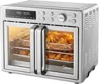 26.4QT French Door Air Fryer Toaster Oven 10-in-1 XL Countertop Oven 25% Faster