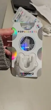 PopSockets Phone Mount Multi-Surface: White
