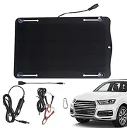 Solar Panel for Car Battery Charging | 10 W Multipurpose Solar Panel Charger | 18V Lightweight, Trickle Charging Kit for Car, Portable Battery Charger for Travel Camping