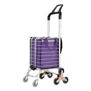 NNEDSZ Emajin Foldable Shopping Cart Trolley 35L Grocery Bag Rolling Wheel Porta