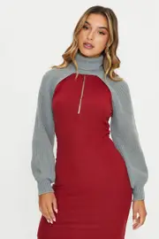 Grey Jumper Roll Neck - Size ONE, Women's Trial Jersey