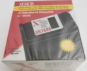 Vintage Xerox Diskettes 10-3 1/2" DS/HD Gold Series IBM Formatted 8R7688 1.44MB