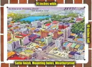 Metal Sign - Florida Postcard - Air St. Petersburg, Florida, 'The Sunsh