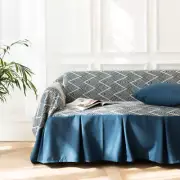 Striped Pattern SofaTowel FullCovered SofaMat 1/2/3/4 Seaters SofaCover Jacquard