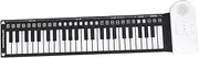 LOLIPPYY Portable Keys Foldable Roll Up Electronic Piano Keyboard Durable Silicone Design Built Speaker for Music Lovers and Beginners Easy to Store and Carry