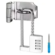 Silver 4-Digit Password Lock - Keyless Cabinet Lock Locking System for Cabine...