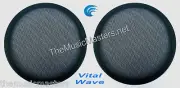2X 10" inch Sub Woofer "Clipless" Fine Mesh GRILL Speaker Protective Cover VWLTW
