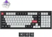 Keychron Q5 HE QMK Wireless Magnetic Nebula Switch Custom Keyboard with Knob - Carbon Black (KBKCQ5HM1)