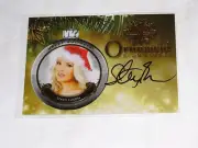 2015 Benchwarmer STACY FUSON Holiday #97 Ornament Gold Foil Auto PLAYBOY Sexy