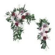 Artificial Flower Rose Leaf Vines Rattan Greenery Wedding Party Decor