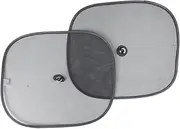 Start Side Window Sun Shade with Suction Cups Black 36 x 44 2PZ Car Accessory Indoor