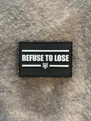 Refuse to Lose Glow in the Dark PVC Patch