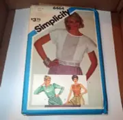 VINTAGE SIMPLICITY PATTERN 6464 ~ MISSES BLOUSE ~ SIZE 14 *UNCUT