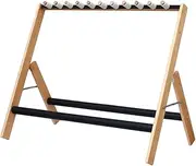 Luwecf Folding Guitar Rack for Various Models, Holder Compatible with Electric and Acoustic Guitars, hold 6 Guitar