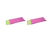 2x Quest Outdoors Kids/Children Ridgeline 0 Deg Camping Soft Sleeping Bag Pink