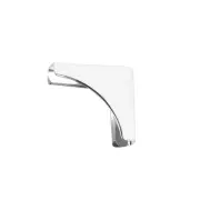 Metal Book Corner Protectors Edge Cover Guard 22 x 22 x 6mm Silver Tone 30pcs