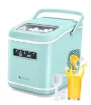 Countertop Ice Maker, Portable Ice Maker with 11.42"D*8.74"W*11.57"H 1 Green