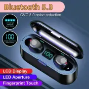 Bluetooth 5.3 Wireless Earbuds Headphone Headset Noise Cancelling Waterproof TWS