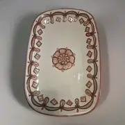 Vintage Ceramic Handcrafted Tray 14"x9.25"Makers Mark Vietri sul Mare,Italy NEW!