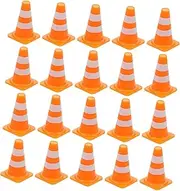 CORHAD Traffic Sign Barricade Decoration for Boys and Girls 30pcs Mini Traffic Signs Simulation