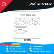 PREMIER Ceramic DB2074 Brake Pads For FORD RANGER XL PY. T6.2 2.0L P02S #CP2074