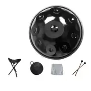 D Major 12 Note Handpan Steel Tongue Drum with Bag Holder